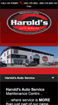 Mobile Screenshot of haroldsautoservice.com